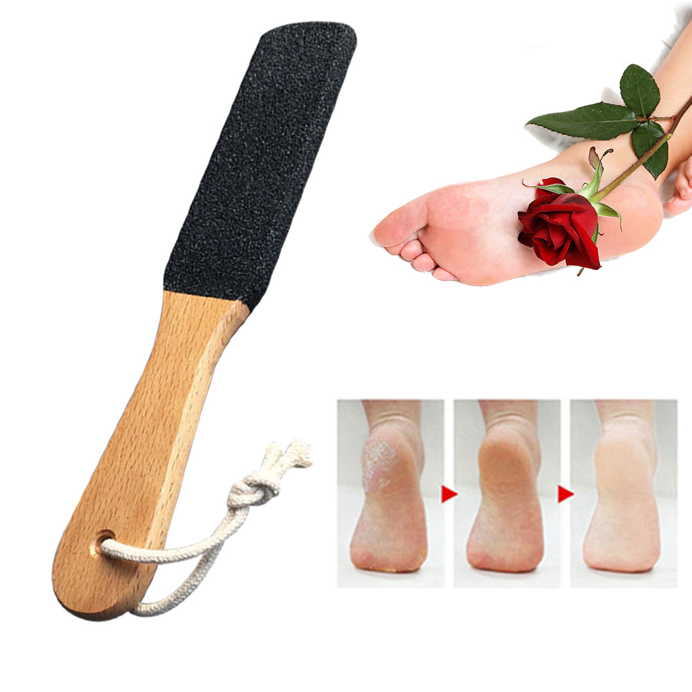 SoleReset™ Double-Sided Foot File with Beech Wood Handle