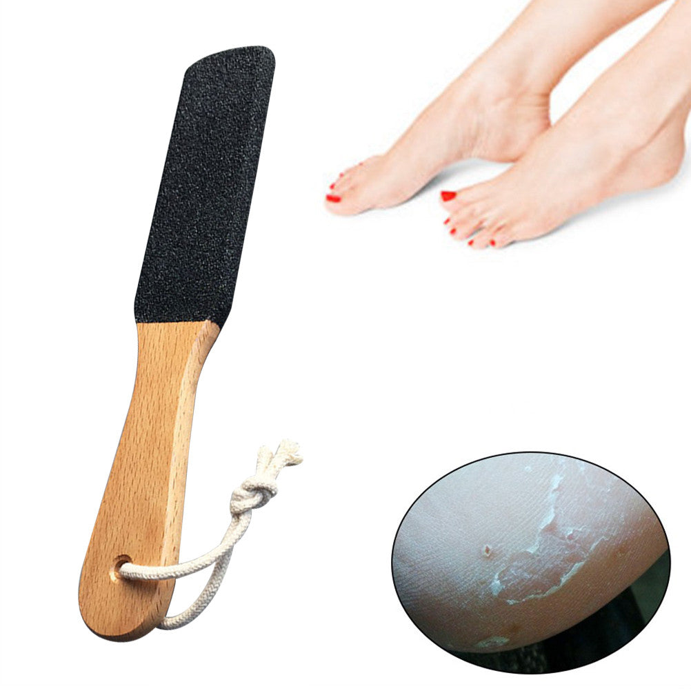 SoleReset™ Double-Sided Foot File with Beech Wood Handle