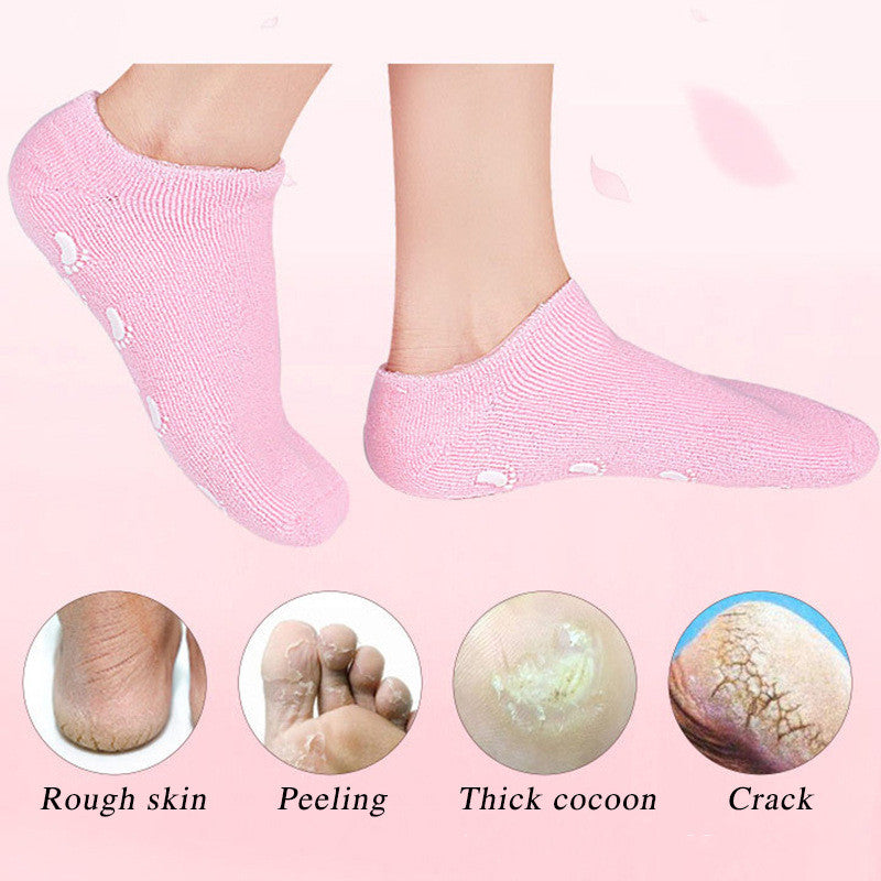 SoleReset™ Moisturizing Gel Heel Socks