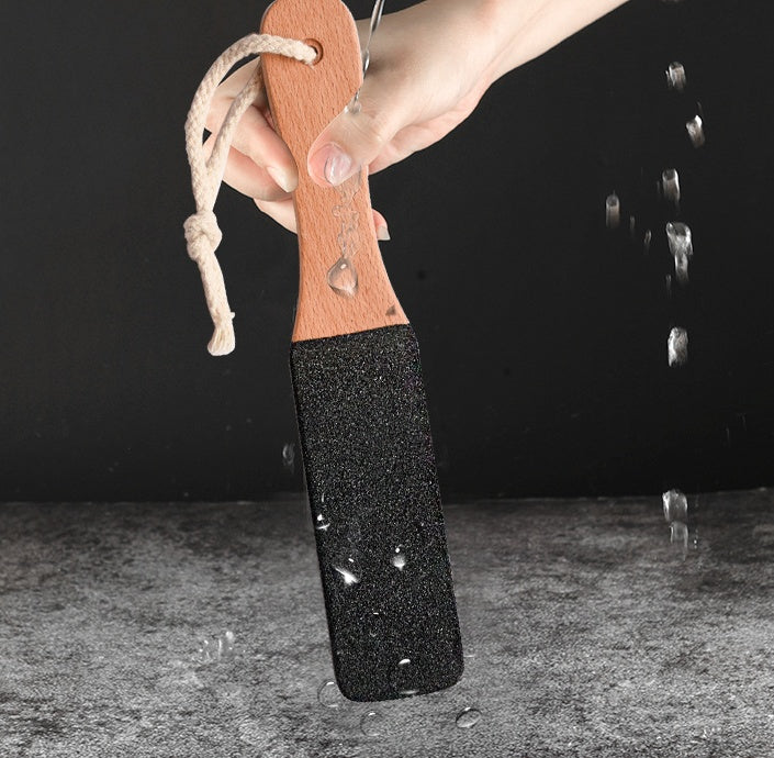 SoleReset™ Double-Sided Foot File with Beech Wood Handle