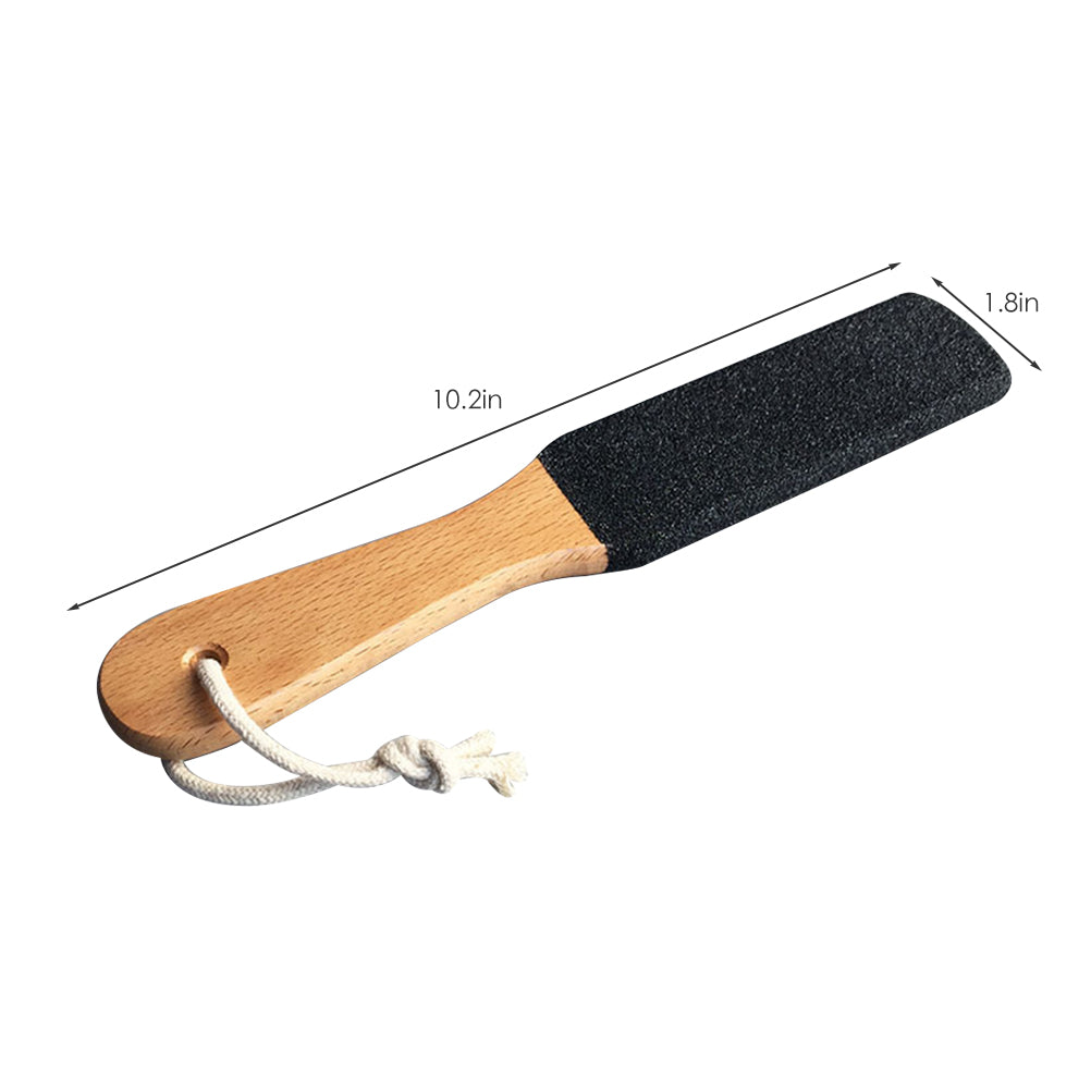 SoleReset™ Double-Sided Foot File with Beech Wood Handle
